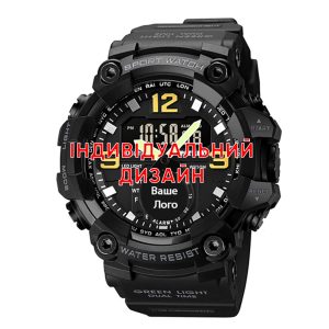 Наручний годинник Awarder 003 Black Індивідуальний дизайн img-1