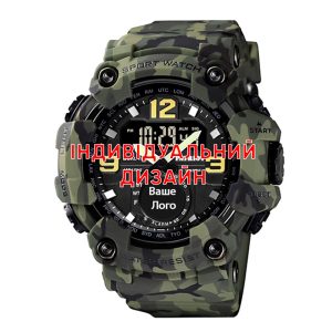 Наручний годинник Awarder 004 Camo Green Індивідуальний дизайн img-1