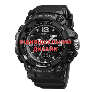 Наручний годинник Awarder 006 Black Індивідуальний дизайн img-1