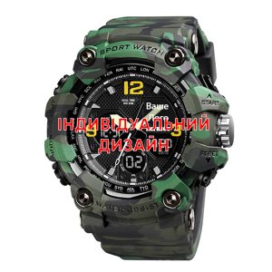 Наручний годинник Awarder 006 Camo Green Індивідуальний дизайн img-1