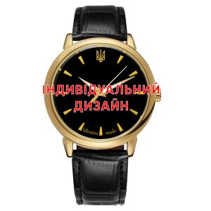 Наручний годинник Awarder 022 Gold Leather Індивідуальний дизайн img-1