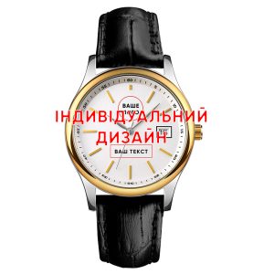 Наручний годинник Awarder 023 Silver Leather Індивідуальний дизайн img-1
