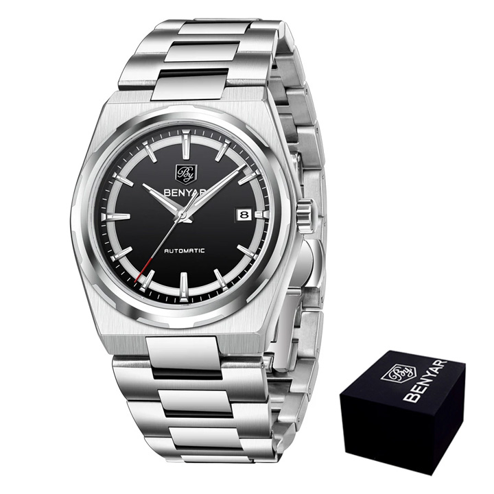 Наручний годинник Benyar BY-5203 Silver-Black img-1