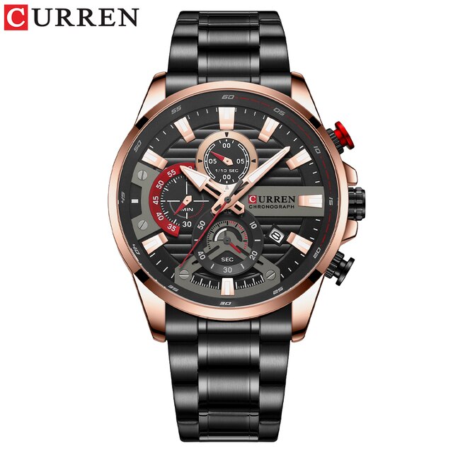 Наручний годинник Curren 8415 Black-Gold img-1