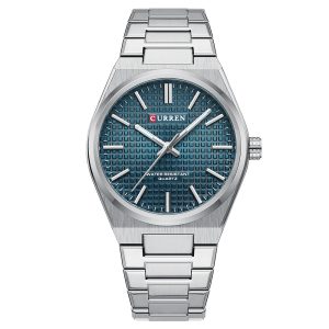 Наручний годинник Curren 8439 Silver-Blue img-1
