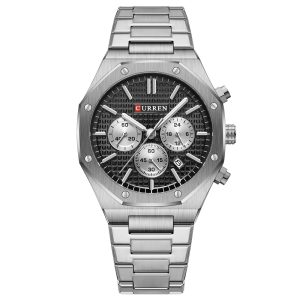 Наручний годинник Curren 8440 Silver-Black img-1