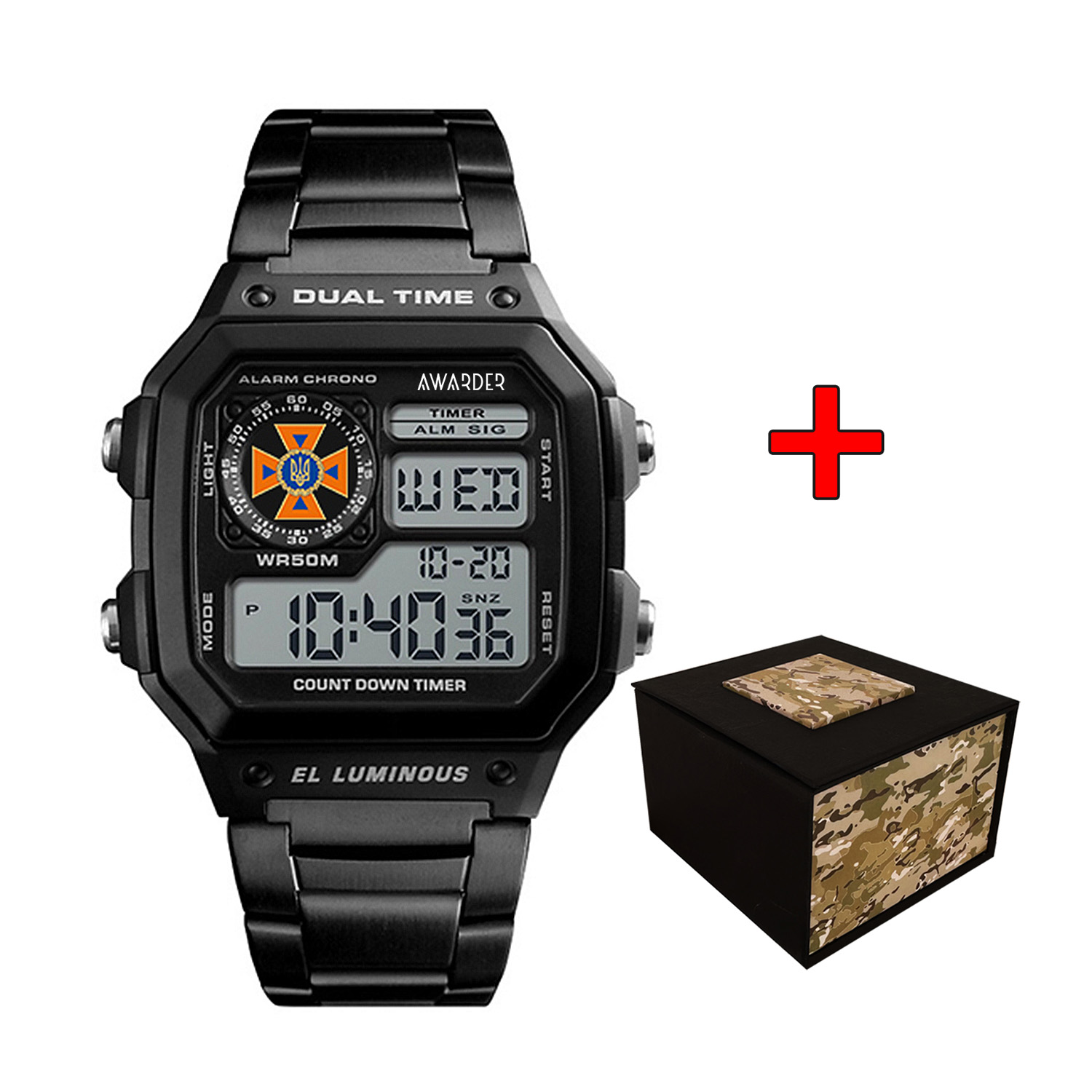 Наручний годинник Awarder 011 ДСНС Black img-1