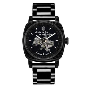 Наручний годинник Awarder 021-3D Де би не був All Black Steel img-1
