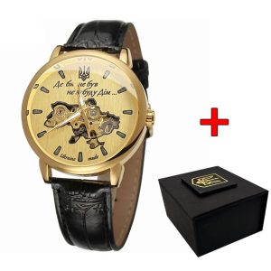 Наручний годинник Awarder 022 Gold-Gold Mechanic Де би не був img-1