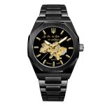 Наручний годинник Awarder 026-3D Де би не був Black-Gold img-1