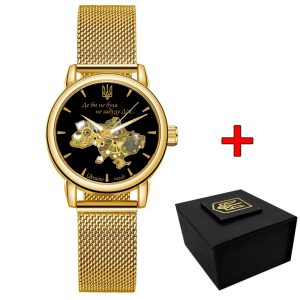 Наручний годинник Awarder 028L Gold-Black Де би не була img-1