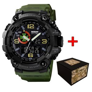 Наручний годинник Patriot 002AGDPS ДПС Зелені + Коробка img-1