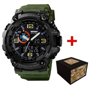 Наручний годинник Patriot 002AGSBU СБУ Зелені + Коробка img-1