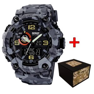 Наручний годинник Patriot 002CMGYSSO ССО Сірий камуфляж + Коробка img-1