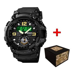 Наручний годинник Patriot 004BKSSO ССО Чорні + Коробка img-1