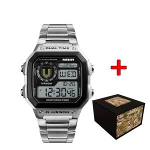 Наручний годинник Patriot 011BKTRO ТРО Срібло + Коробка img-1