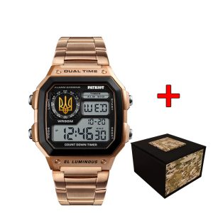 Наручний годинник Patriot 011RGUAGD Тризуб золото Рожеве Золото + Коробка. img-1