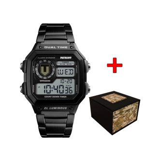 Наручний годинник Patriot 011SITRO ТРО Чорні + Коробка img-1