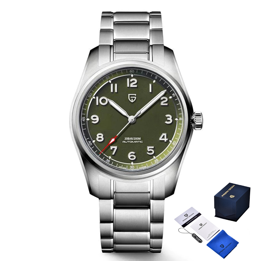 Наручний годинник Pagani Design PD-1717 Silver-Green img-1