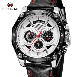 Наручний годинник Forsining 6910 Silver-White img-1