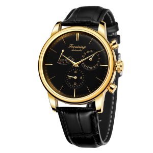 Наручний годинник Forsining 6916 Gold-Black img-1