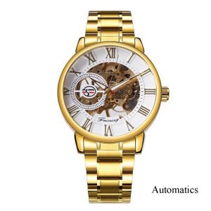 Наручний годинник Forsining 8099A Gold-White Metal img-1