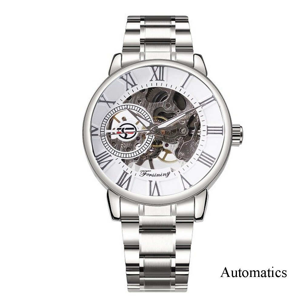 Наручний годинник Forsining 8099A Silver-White Metal img-1