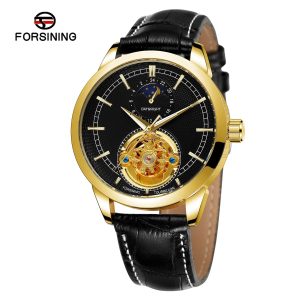 Наручний годинник Forsining 8197 Gold-Black img-1