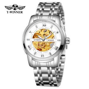 Наручний годинник Forsining 8241 Silver-White img-1