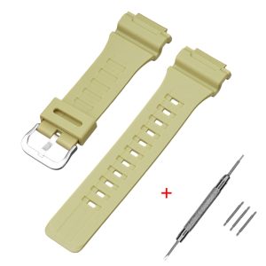 Наручний годинник Ремінець для Casio AE-1000W Beige SI img-1