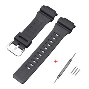 Наручний годинник Ремінець для Casio AE-1000W Black SI img-1