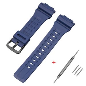 Наручний годинник Ремінець для Casio AE-1000W Dark Blue BK img-1