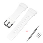 Наручний годинник Ремінець для Casio AE-1000W White BK img-1