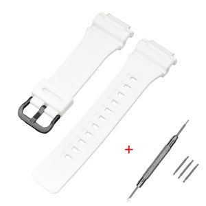 Наручний годинник Ремінець для Casio AE-1000W White BK img-1