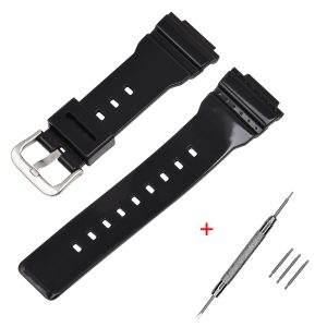 Наручний годинник Ремінець для Casio G-Shock DW-5600 Black-Glossy SI img-1