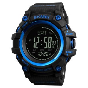 Наручний годинник Skmei 1358 Black-Blue Smart Watch Compass SALE img-1