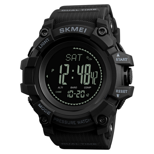 Наручний годинник Skmei 1358 Black Smart Watch Compass img-1