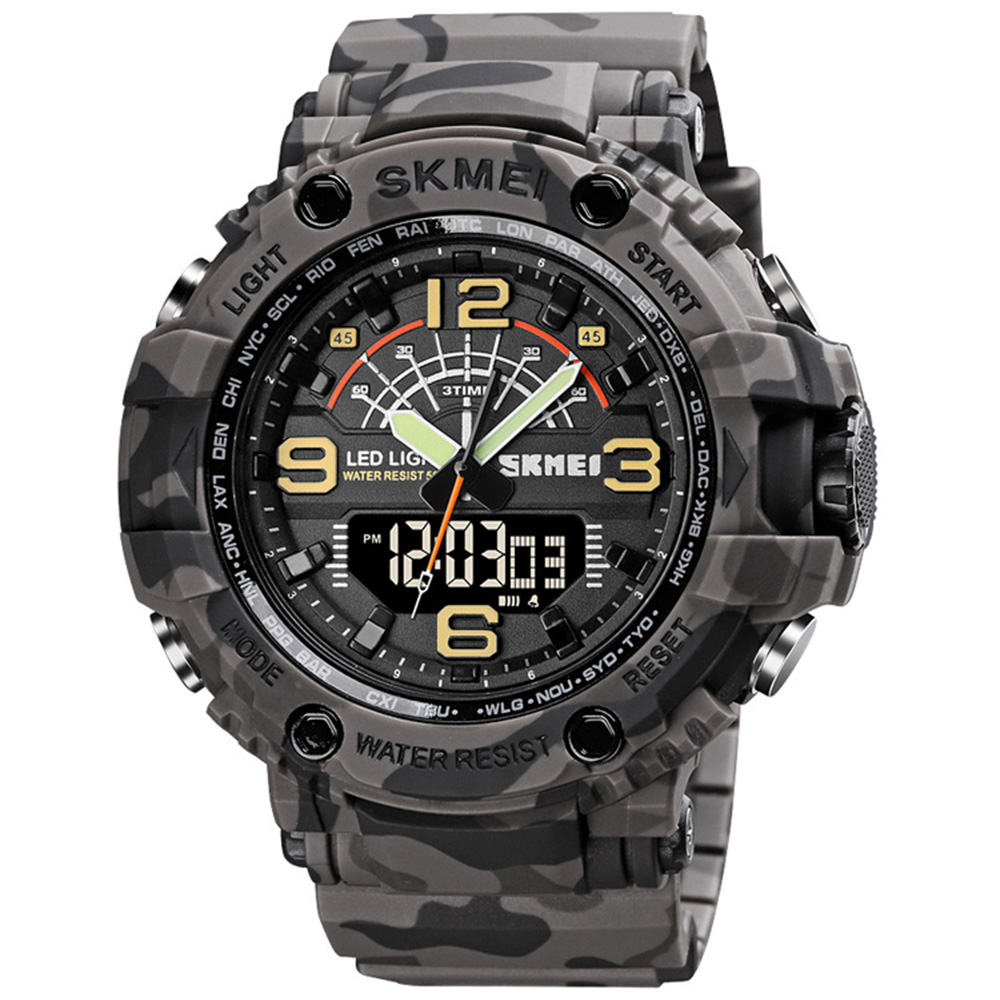 Наручний годинник Skmei 1617 Gray-Military SALE img-1