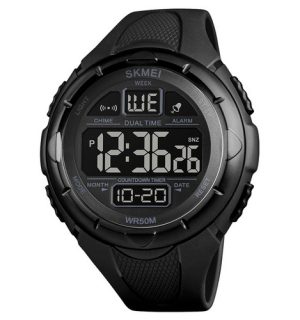 Наручний годинник Skmei 1656 All Black img-1