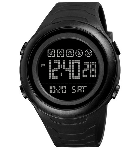 Наручний годинник Skmei 1674 All Black img-1