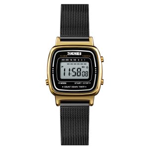 Наручний годинник Skmei 1901MHGDBK Gold-Black Mesh img-1