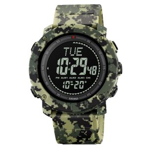 Наручний годинник Skmei 2095CMGN Camo Green Compass img-1
