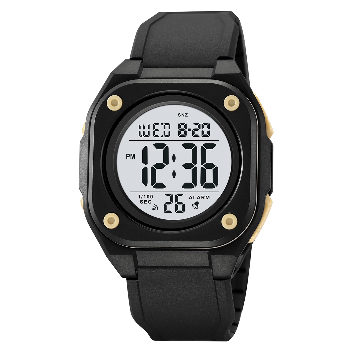 Наручний годинник Skmei 2160BKAT Black/apricot SALE img-1