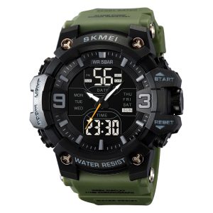 Наручний годинник Skmei 2222AG Army Green img-1