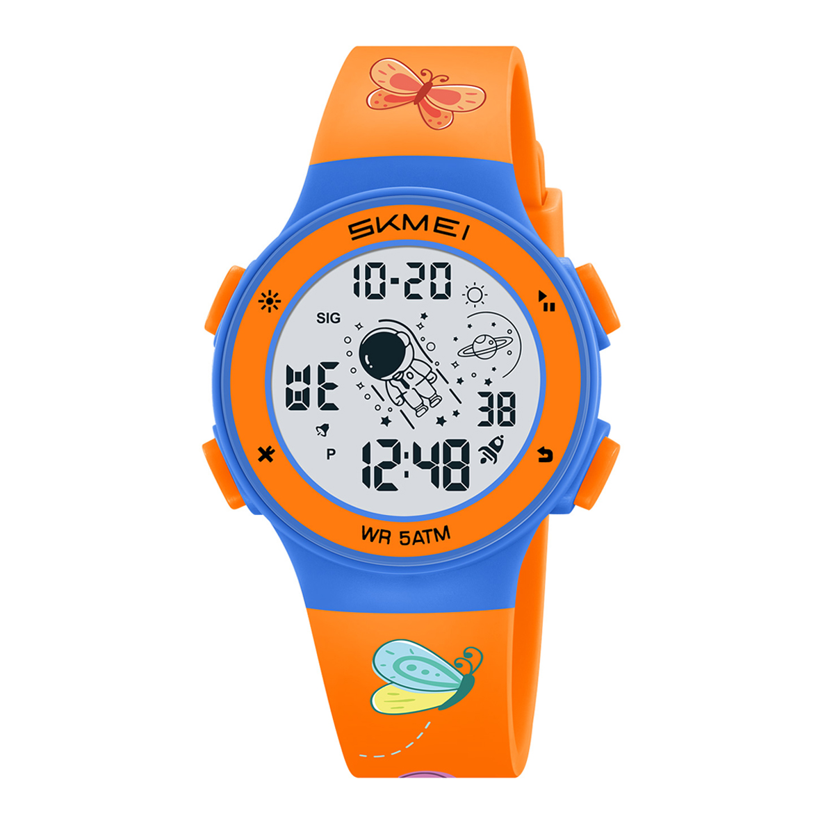 Наручний годинник Skmei 2267OGBT Batterfly-Orange img-1