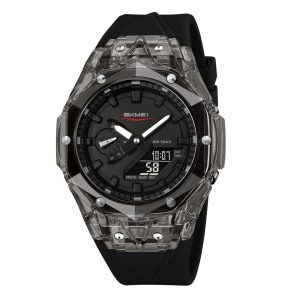 Наручний годинник Skmei 2411BKBK Black img-1