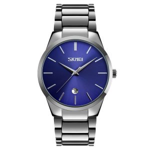 Наручний годинник Skmei 9140SIBU Silver-Blue img-1