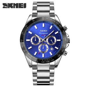 Наручний годинник Skmei 9259SIBU Silver-Blue img-1