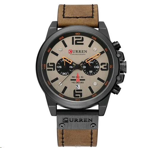 Curren 8314 Khaki-Black