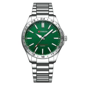 Curren 8452 Silver-Green